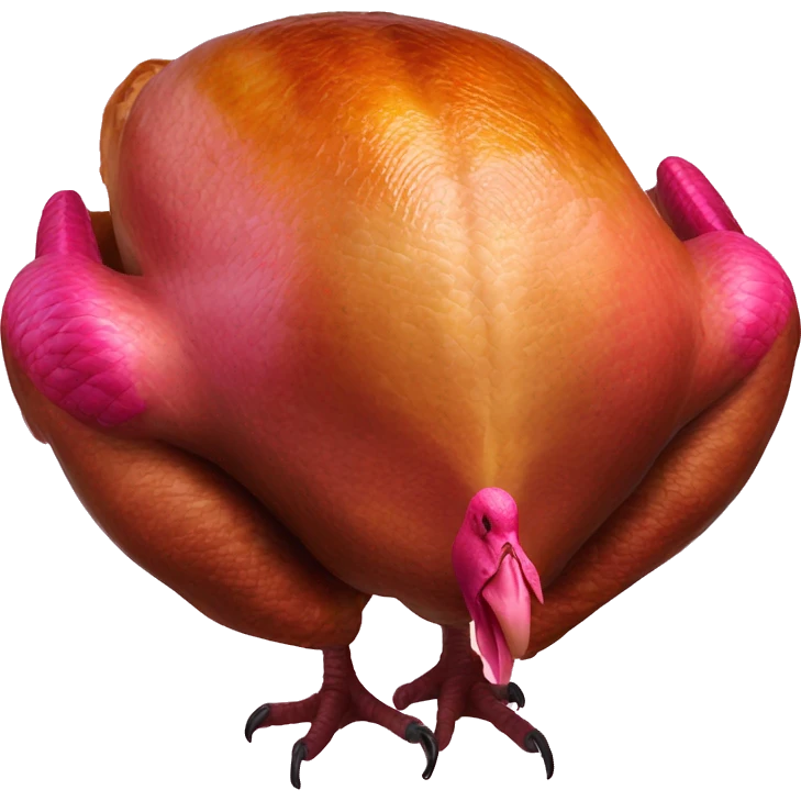HotPink-roasted turkey  emoji