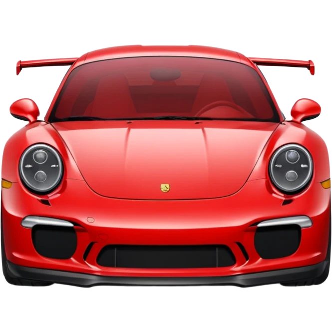 Porsche gt red emoji