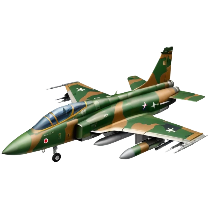 Make an f-5e tiger from the chilean air force emoji