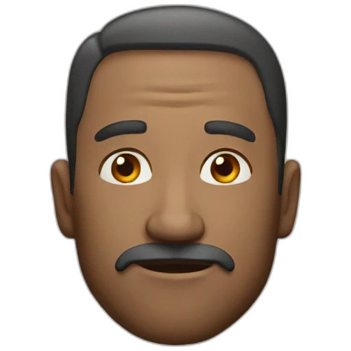 man who thinks emoji