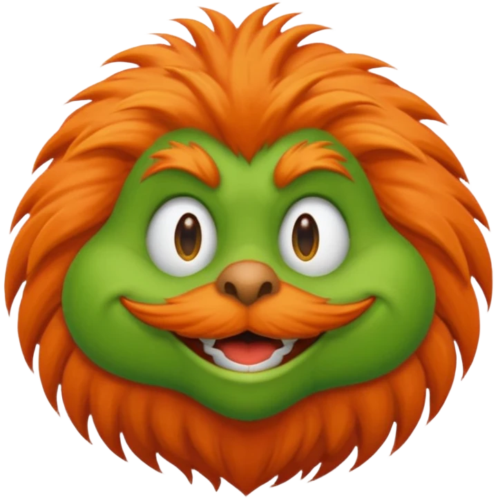 A baddie lorax emoji