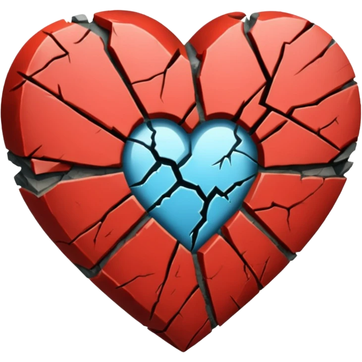 Black broken heart emoji