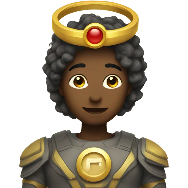 Me with a halo emoji