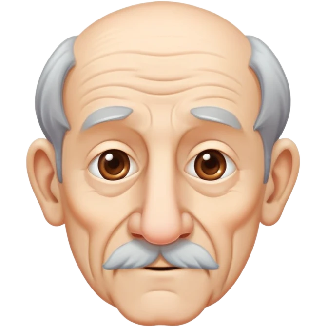 Old man big nose emoji