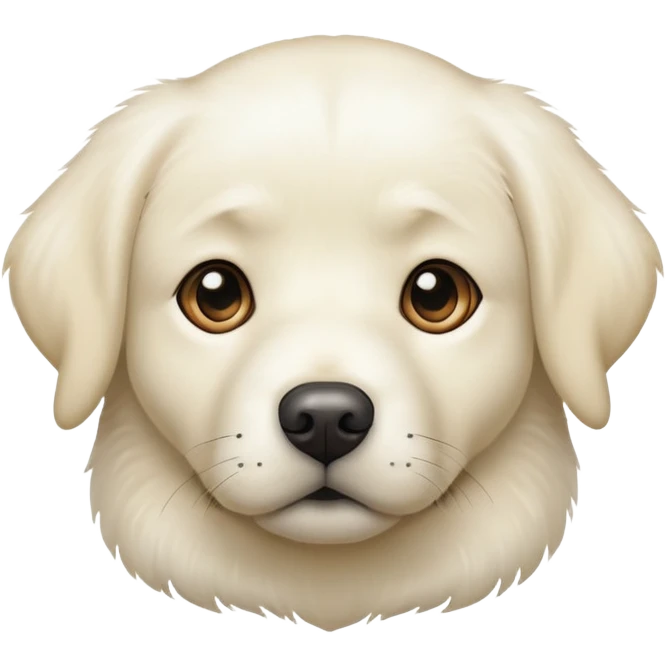 White Labrador emoji