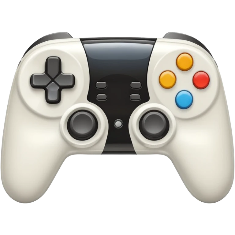 white video game controller emoji
