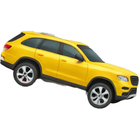 Car dangling off a cliff emoji
