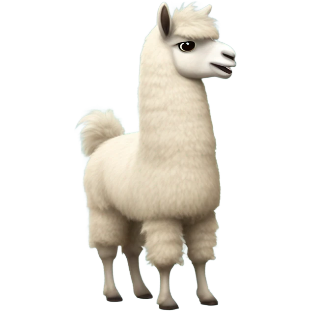 Yodeling llama emoji
