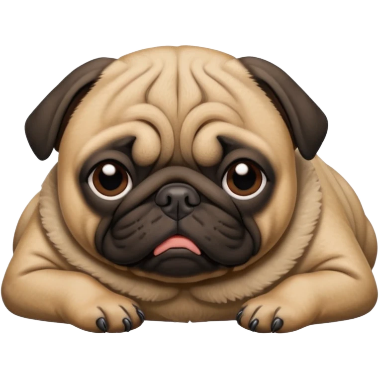 Pug morto emoji