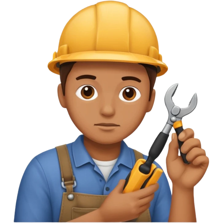 person Repairing a tool emoji