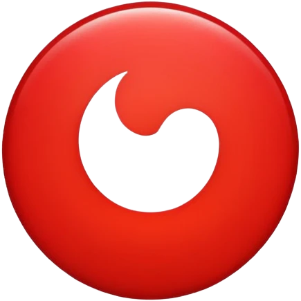 Red circle emoji
