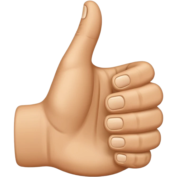 thumbs up hand emoji