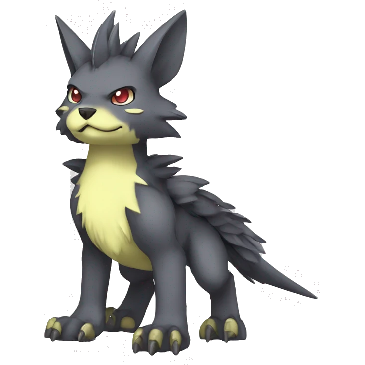  kawaii cool edgy Digimon-Fakemon-animal full body emoji