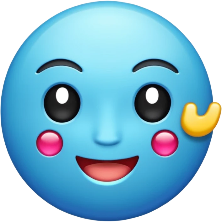 Crea un emoji de la verificación de tik tok con el bien  emoji