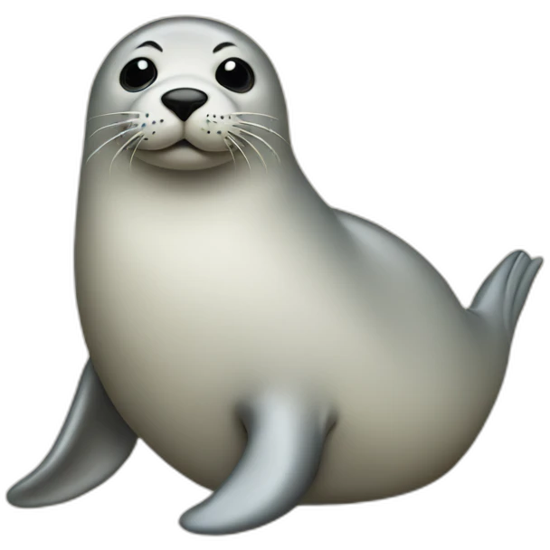 Seal with house blueprint emoji