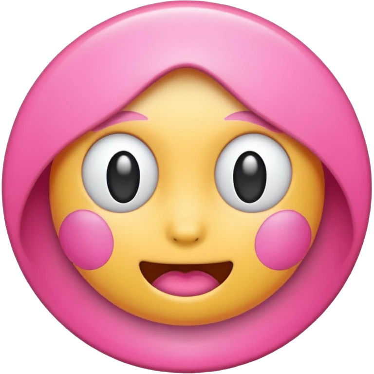 pink circle emoji