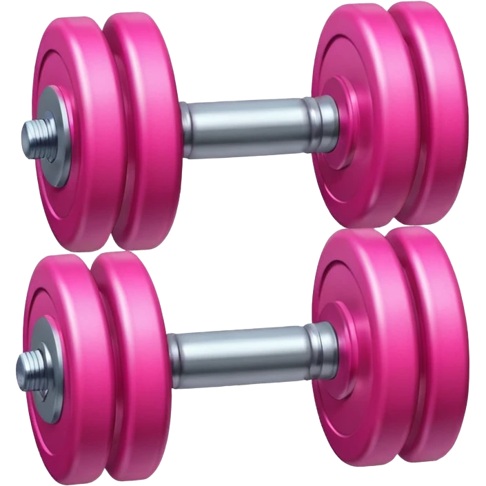 mancuernas rosas emoji