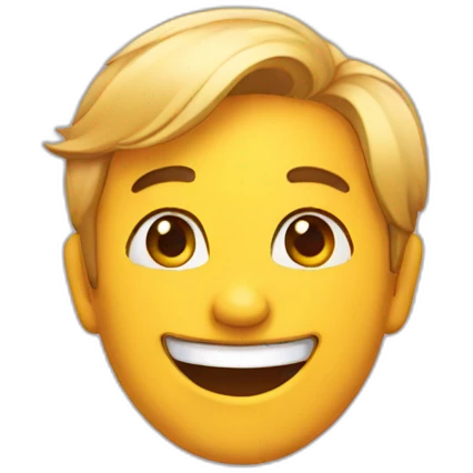 Sweet smile emoji