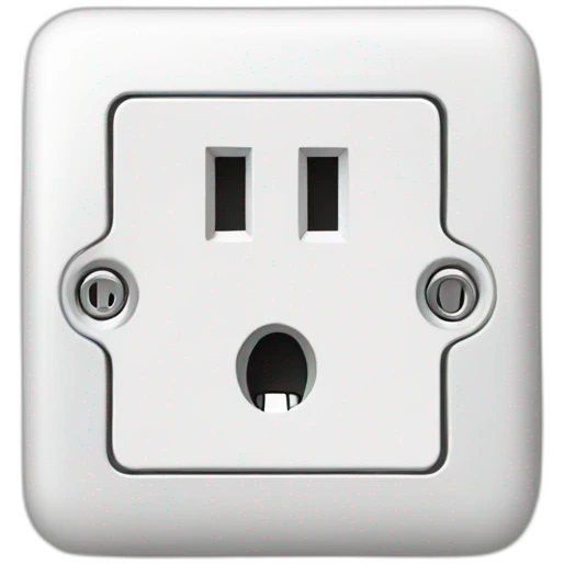 happy electrical socket emoji