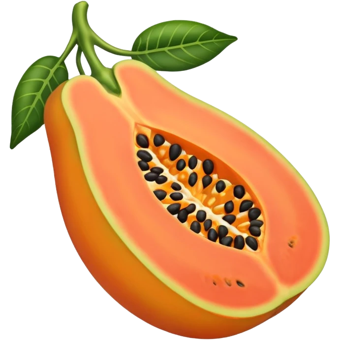 papaya emoji