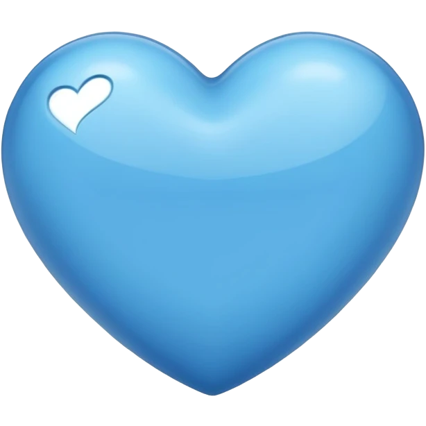 Mavi kalp emoji