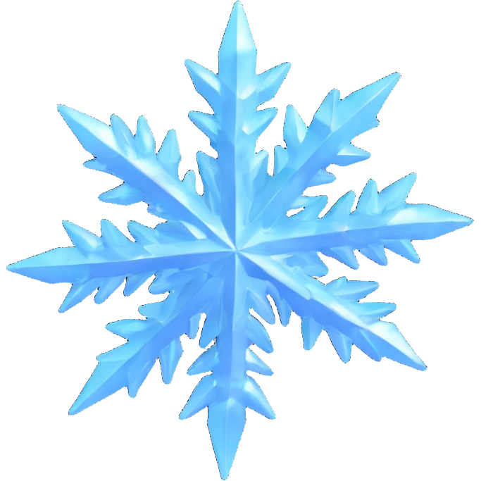 ice crystal emoji