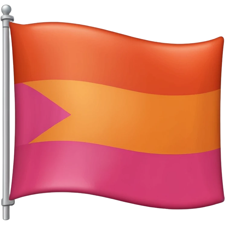 Bandera lesbiana  emoji