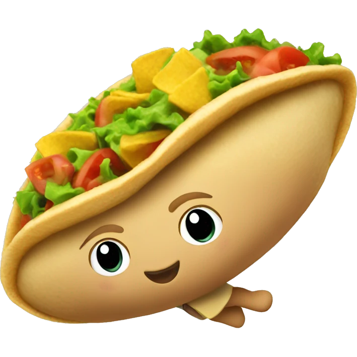 flying taco emoji