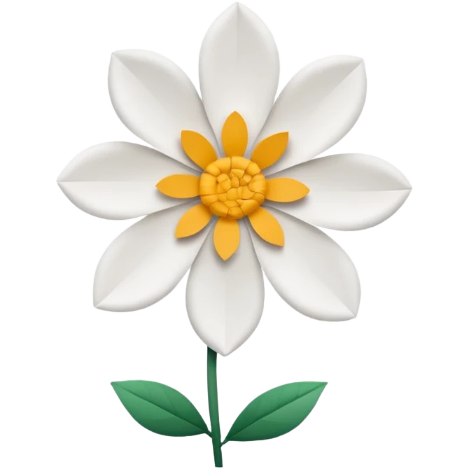 flor de papel emoji