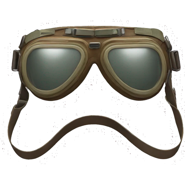 a pair of aviator goggles emoji