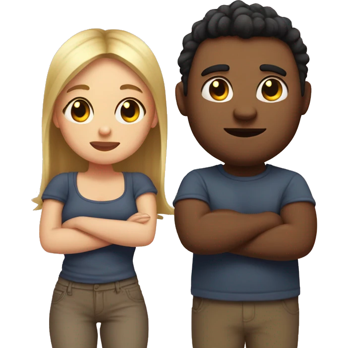 chubby bf and skinny gf emoji