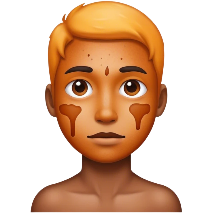 hyperpigmentated drawing  emoji