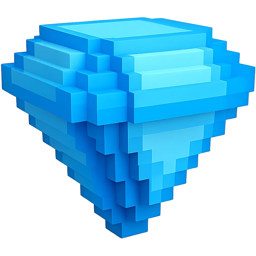 blue diamond emoji