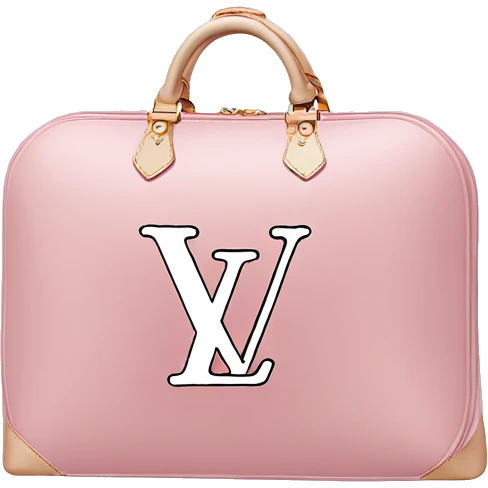 Pastel pink louis Vuitton logo emoji