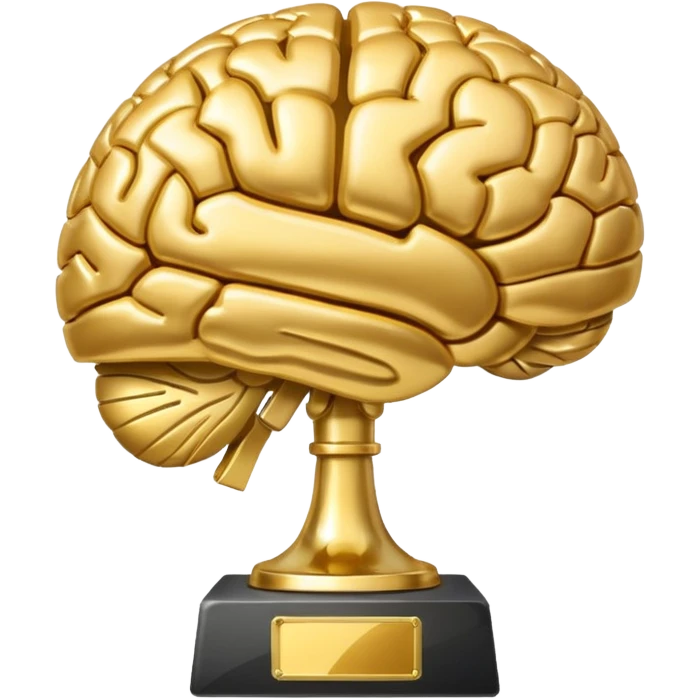 Brain trophy  emoji