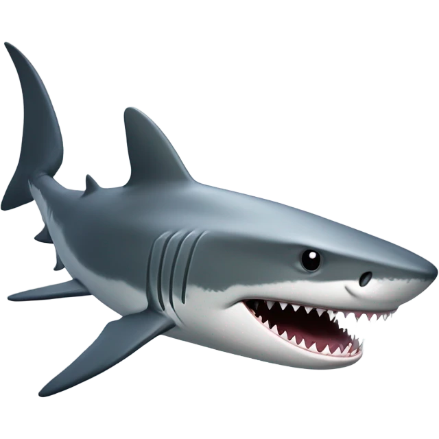 shark with a notye emoji