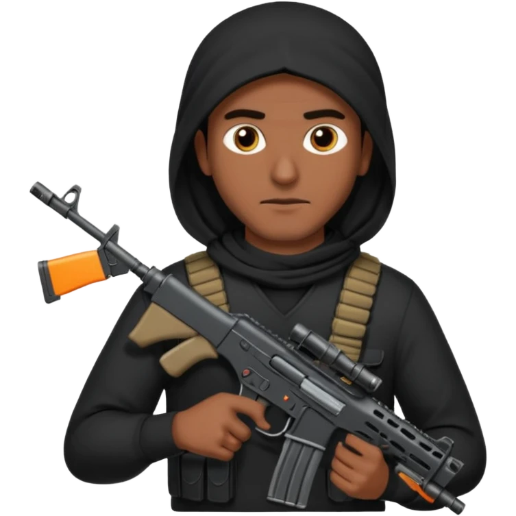 Árabe con arma  emoji