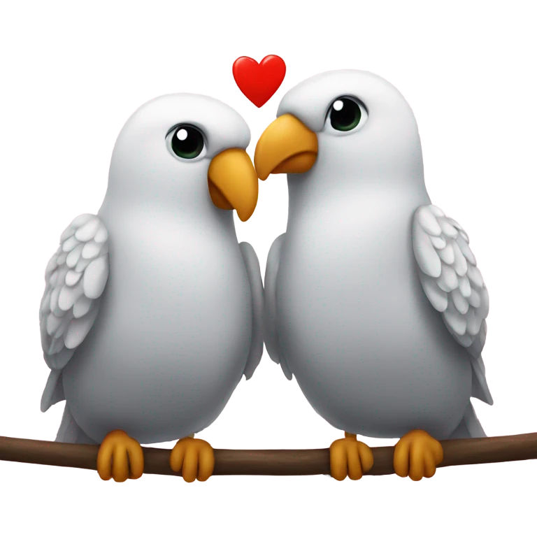love birds emoji