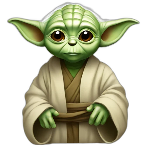Yoda avec une djelaba emoji