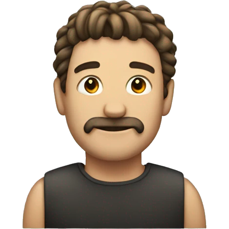 man with cat tail emoji