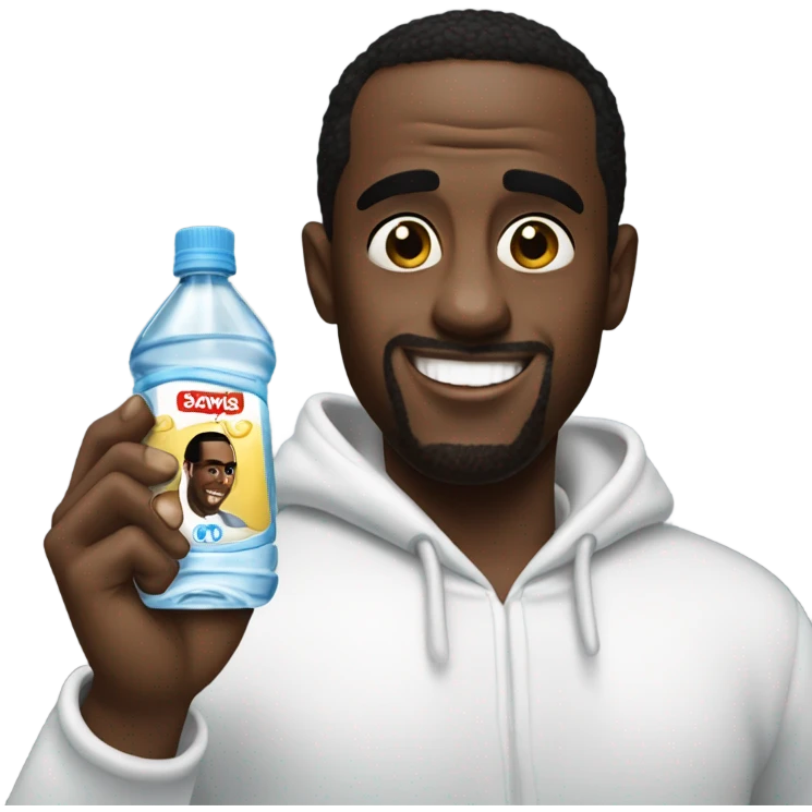 p diddy holding baby oil emoji