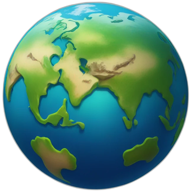 Vibrant earth  emoji