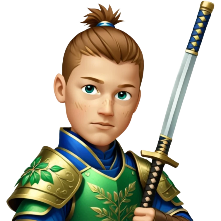 Emerald Samurai emoji