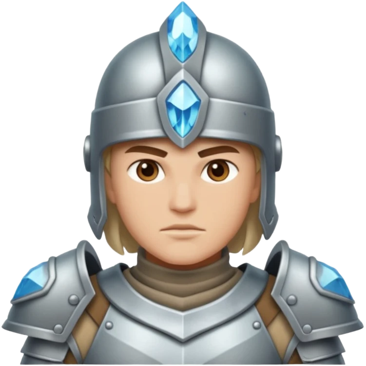 crystal-armored warrior emoji