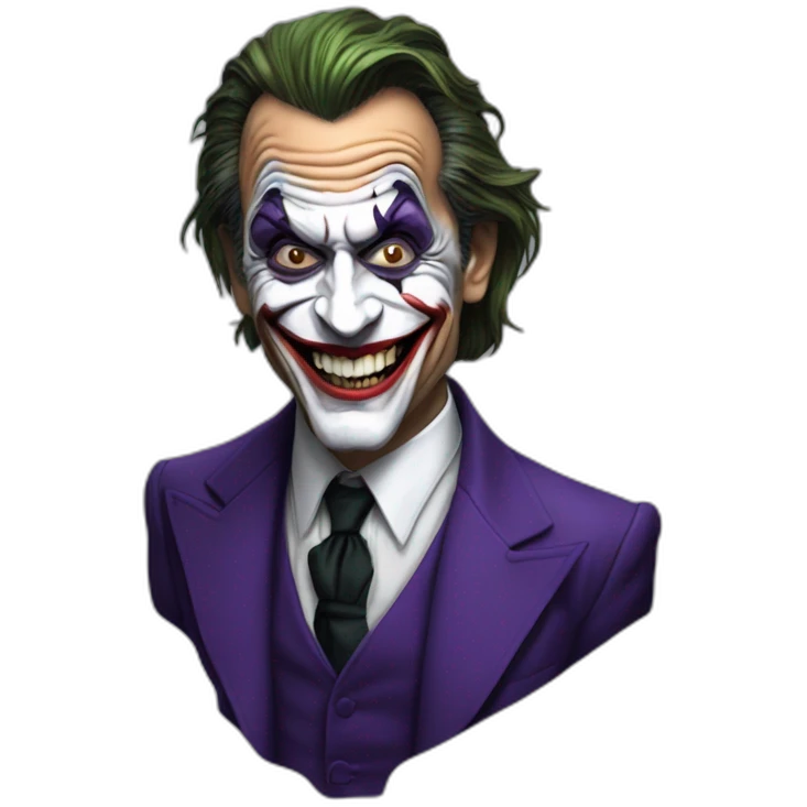 Nicolas sarkozy as the joker emoji