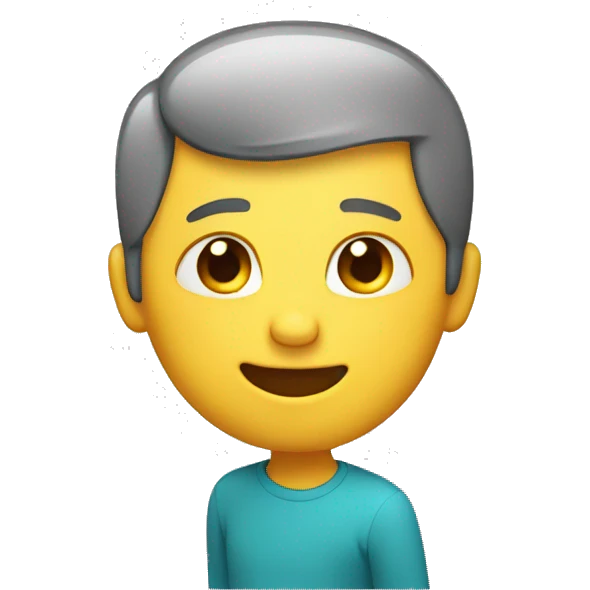 Happy with one hand on head emoji