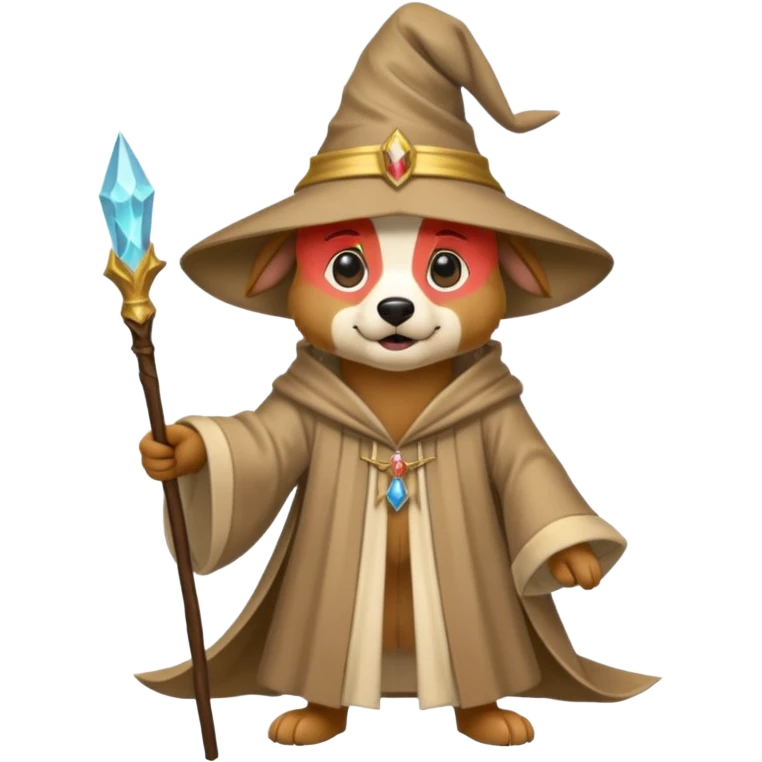 Dog wizard emoji