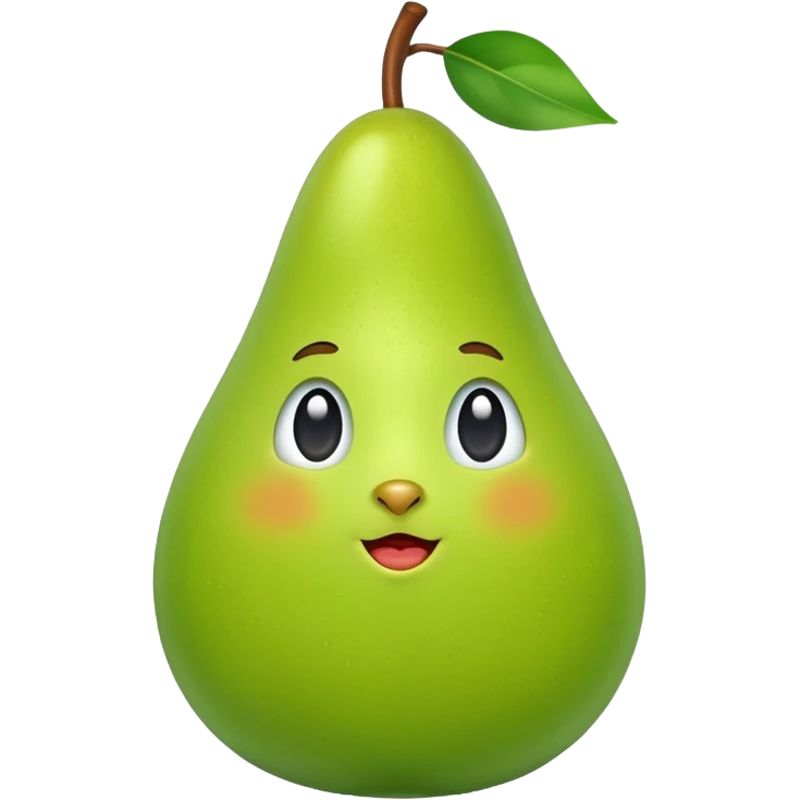 Heulende birne emoji