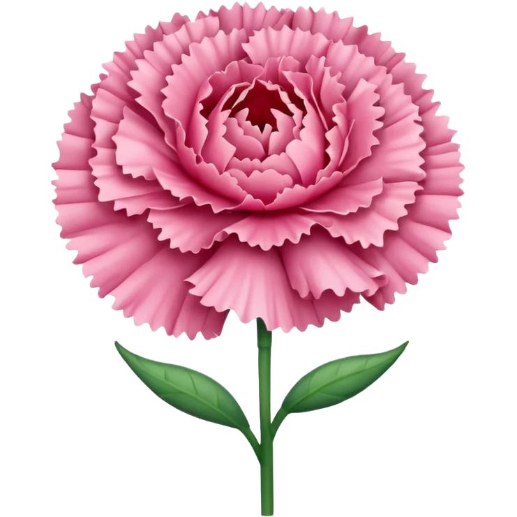 carnation simple emoji