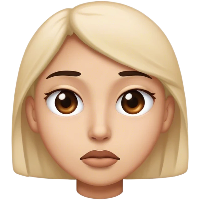 Side eye emoji